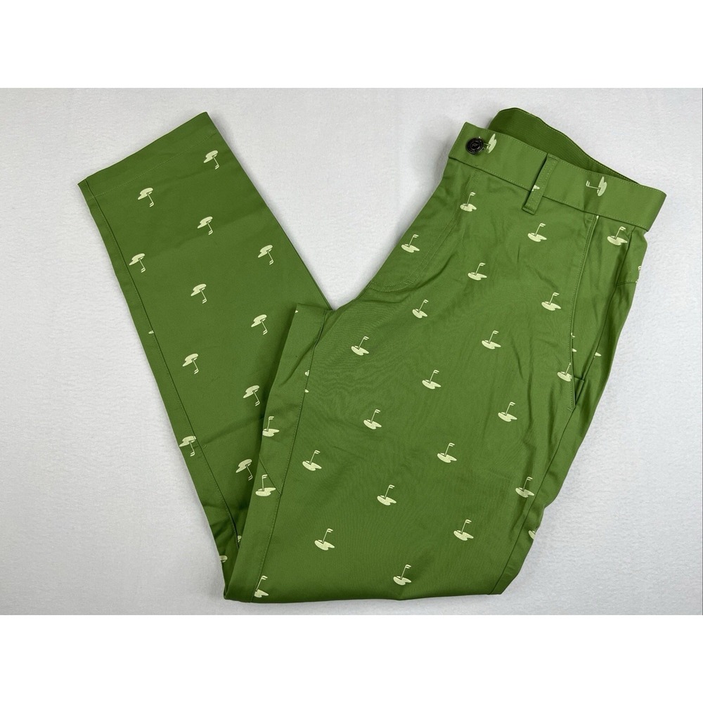 Fabletics Hart Eagle Edition Chino Pants Mens 29x32 Green Slim Fit Lightweight